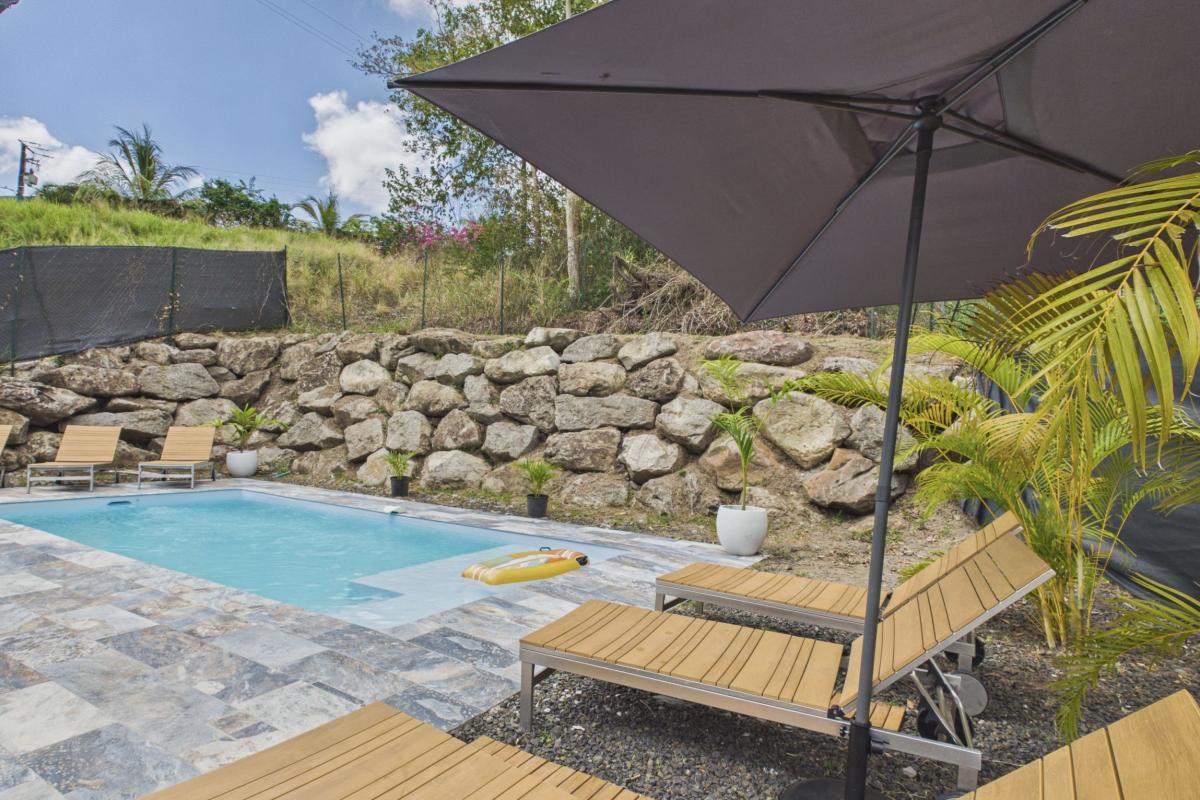 Location trois ilets 8 personnes martinique - vue piscine1